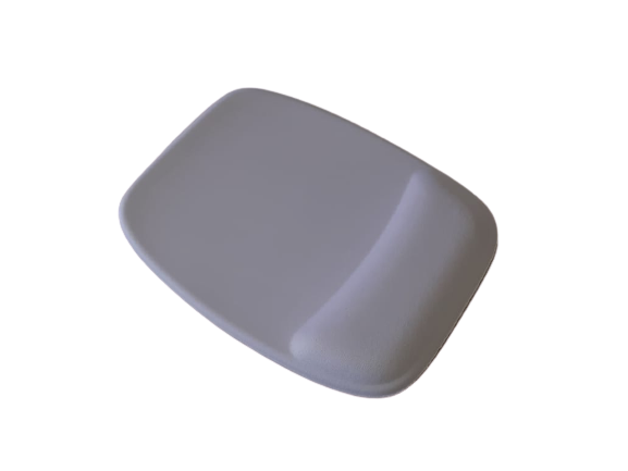 R$9,00 cada - Acima de 20pçs-Mousepad Mouse Pad com Apoio Ergonômico sem Impressão com Tecido Branco para Sublimação  - 5