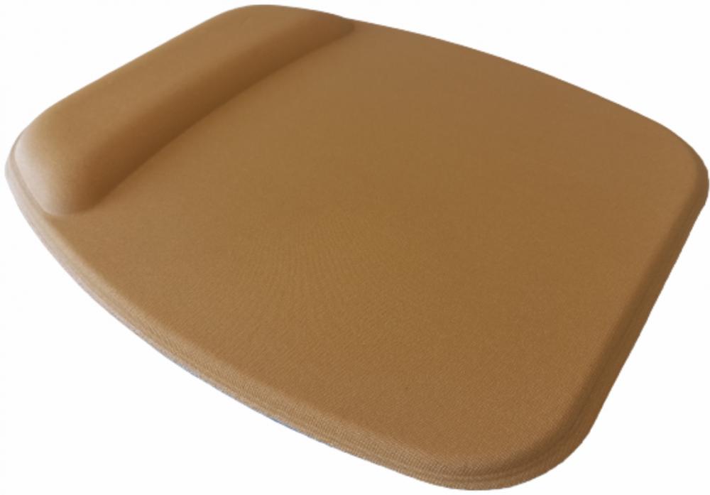 R$7,00 cada - Acima de 10pçs-Mousepad Mouse Pad com Apoio Ergonômico sem Impressão com Tecido Amarelo Ouro  - 2