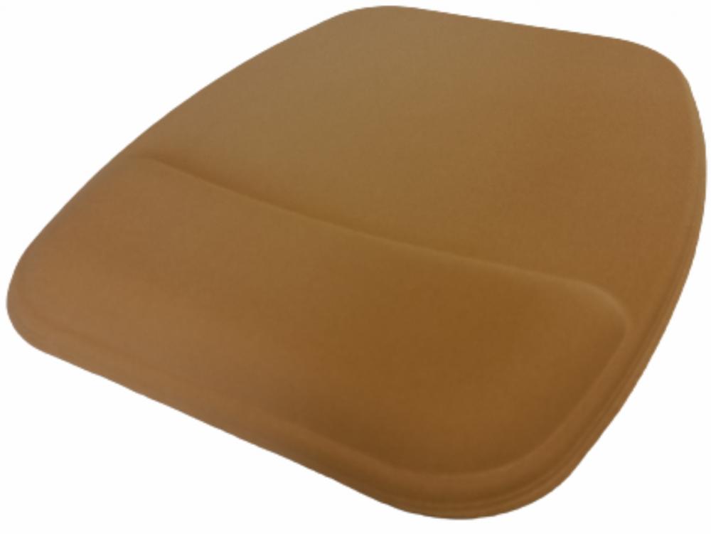 R$7,00 cada - Acima de 10pçs-Mousepad Mouse Pad com Apoio Ergonômico sem Impressão com Tecido Amarelo Ouro  - 3