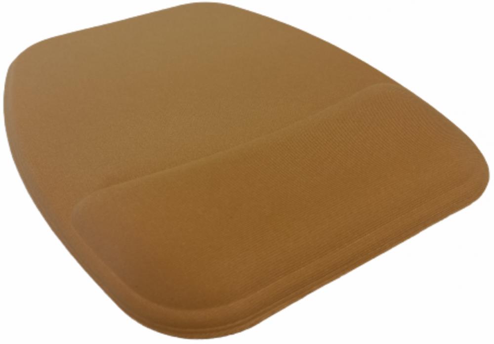 R$7,00 cada - Acima de 10pçs-Mousepad Mouse Pad com Apoio Ergonômico sem Impressão com Tecido Amarelo Ouro  - 4