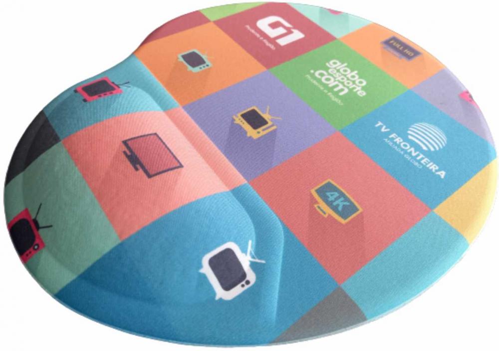 Lançamento - Mousepad Mouse Pad com Apoio Ergonômico Personalizado  - 4